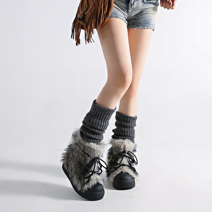 Hestia Fur Winter Boots - Sneakernational