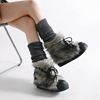 Hestia Fur Winter Boots - Sneakernational