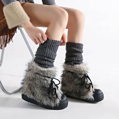 Hestia Fur Winter Boots - Sneakernational