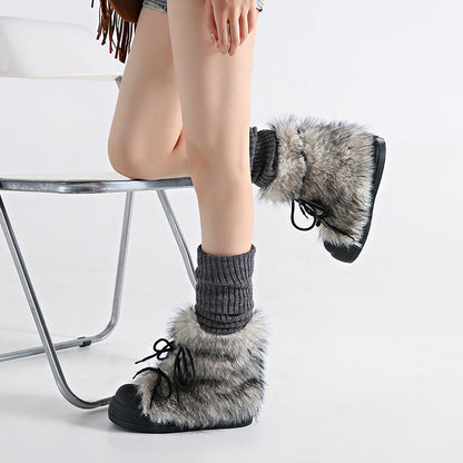 Hestia Fur Winter Boots - Sneakernational