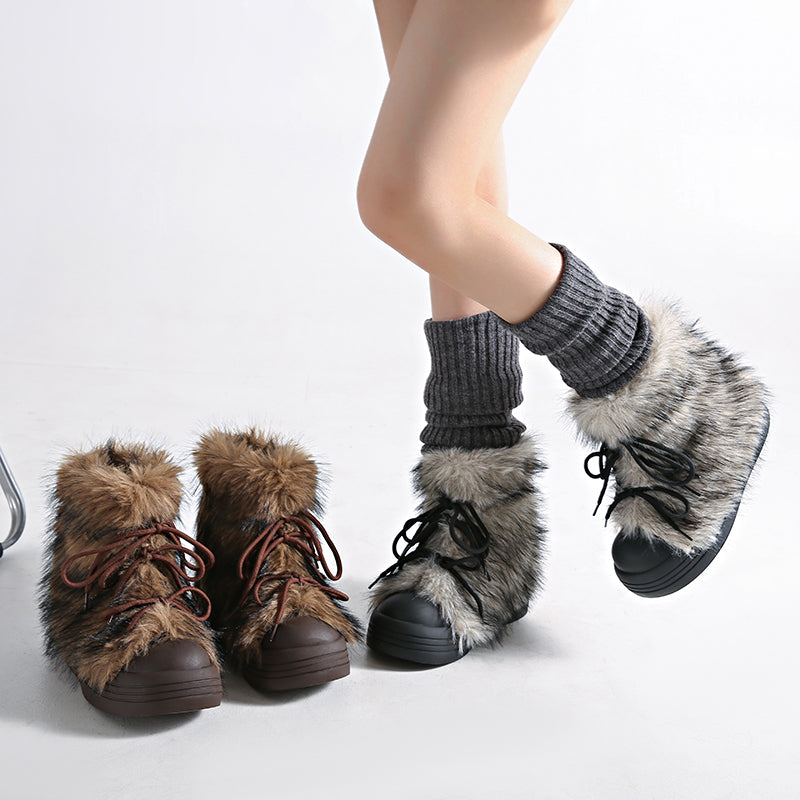 Hestia Fur Winter Boots - Sneakernational