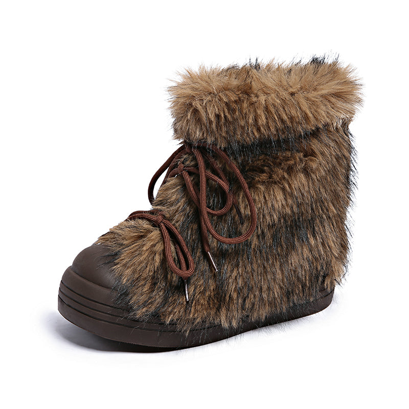 Hestia Fur Winter Boots - Sneakernational