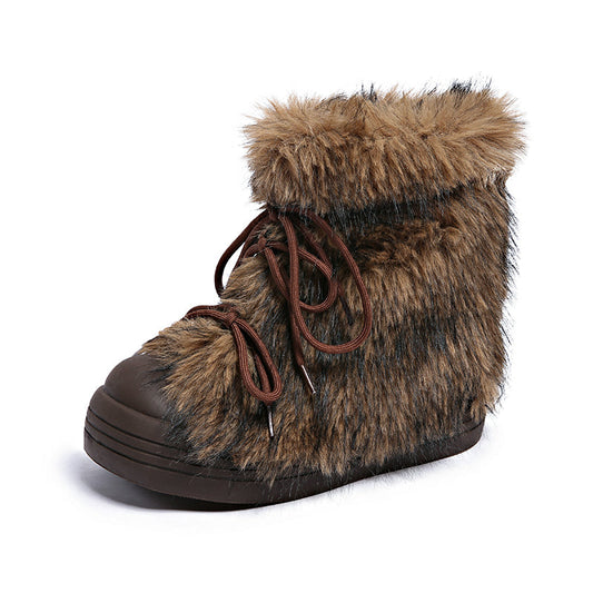 Hestia Fur Winter Boots - Sneakernational