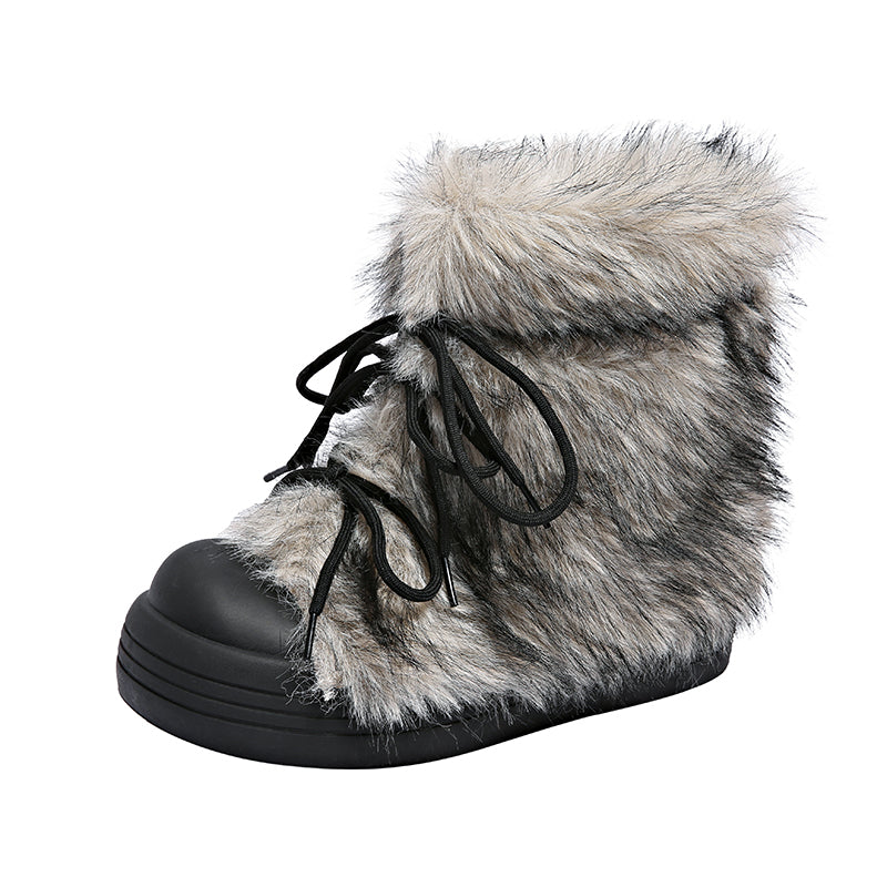 Hestia Fur Winter Boots - Sneakernational