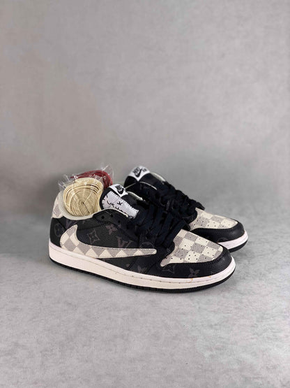 Custom Travis Scott x Fragment x Air Jordan 1 Low TS x LV DM7866-512