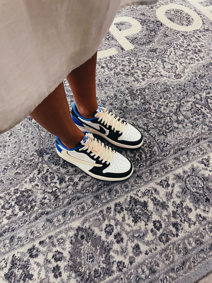 Custom Air Jordan 1 Low Fragment x T-Scott - DM7866-140 - Sneakernational