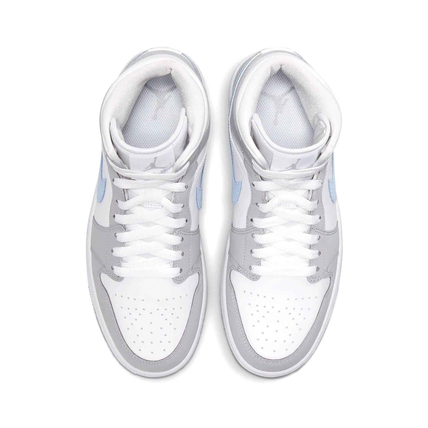 Air Jordan 1 Mid Wmns 'White Wolf Grey'