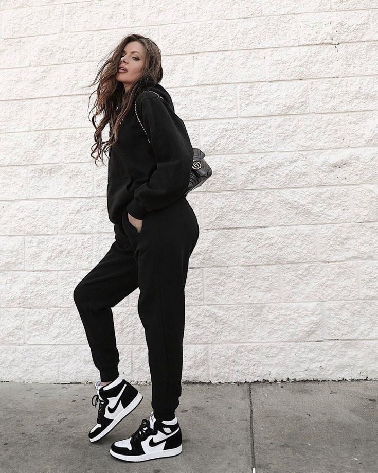 Custom Air Jordan 1 Black Retro High Q - Sneakernational