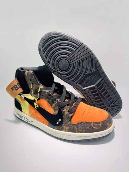 Designer Air Jordan 1 x Travis Scott x Louis Gold
