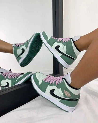 Custom Air Jordan 1 Dutch Green High Q