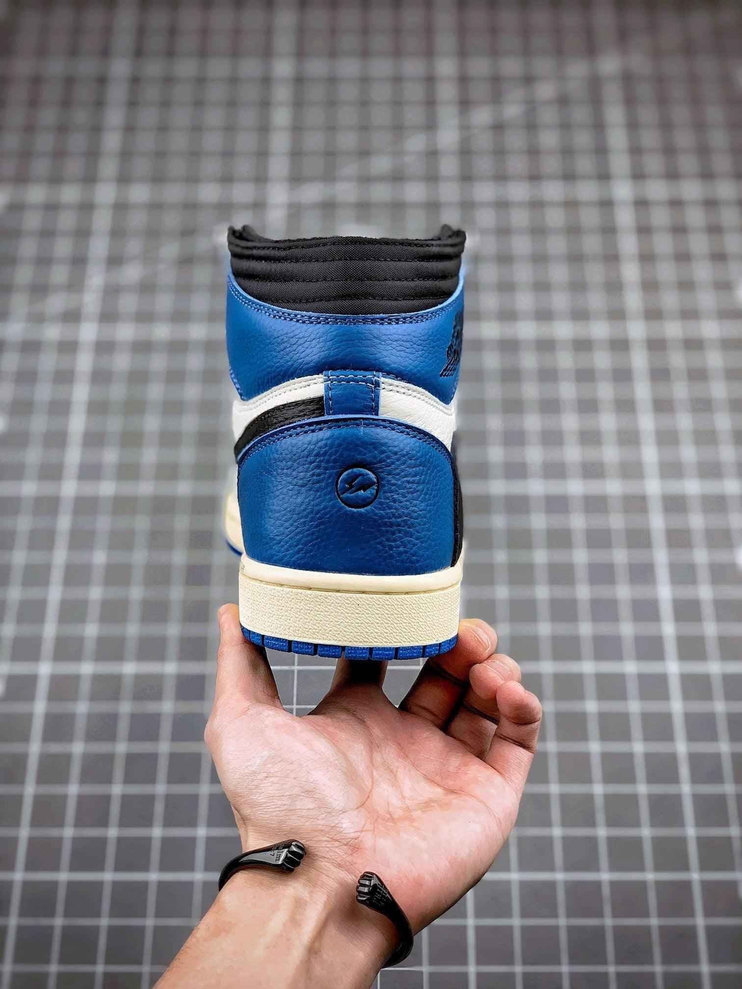 Custom Air Jordan 1 High OG SP Fragment x Travis Scott DH3227-105