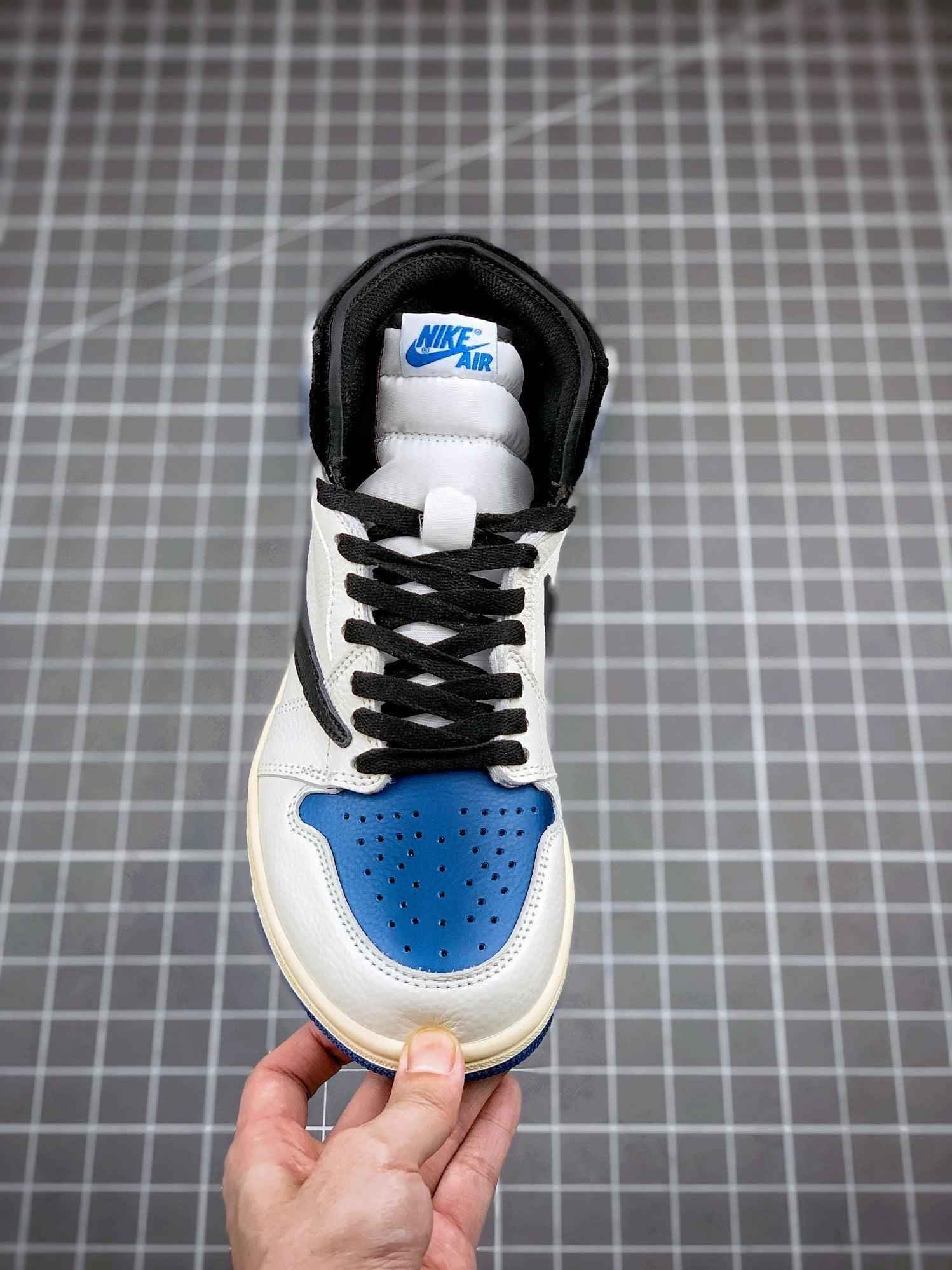 Custom Air Jordan 1 High OG SP Fragment x Travis Scott DH3227-105