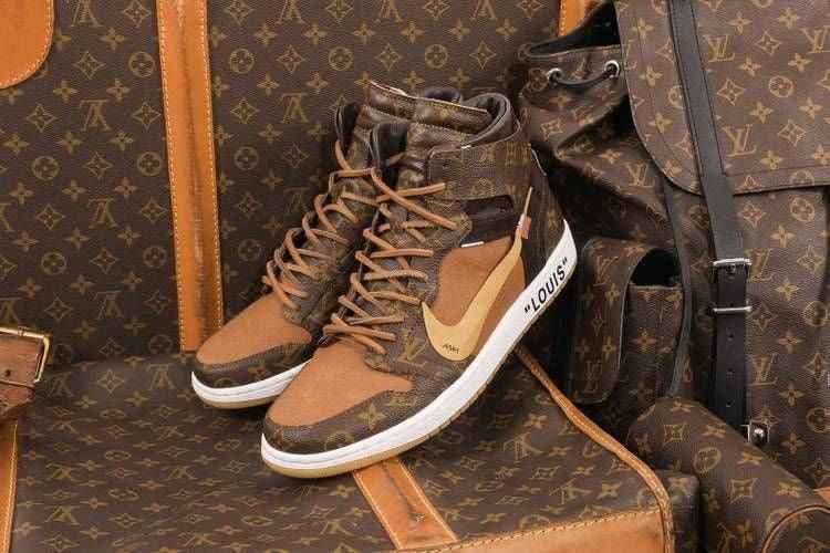 Custom Air Jordan 1 LV High Q ( Customs And Box ), Jordan 1 Sneakers Active A11
