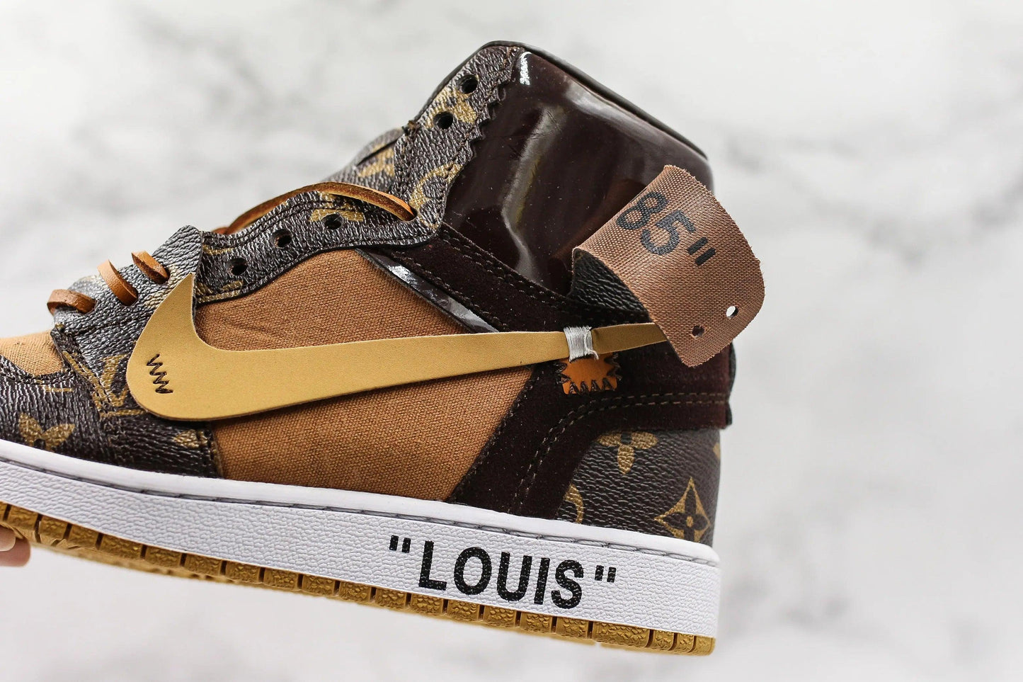 Custom Air Jordan 1 LV High Q ( Customs And Box ), Jordan 1 Sneakers Active A11 - Sneakernational