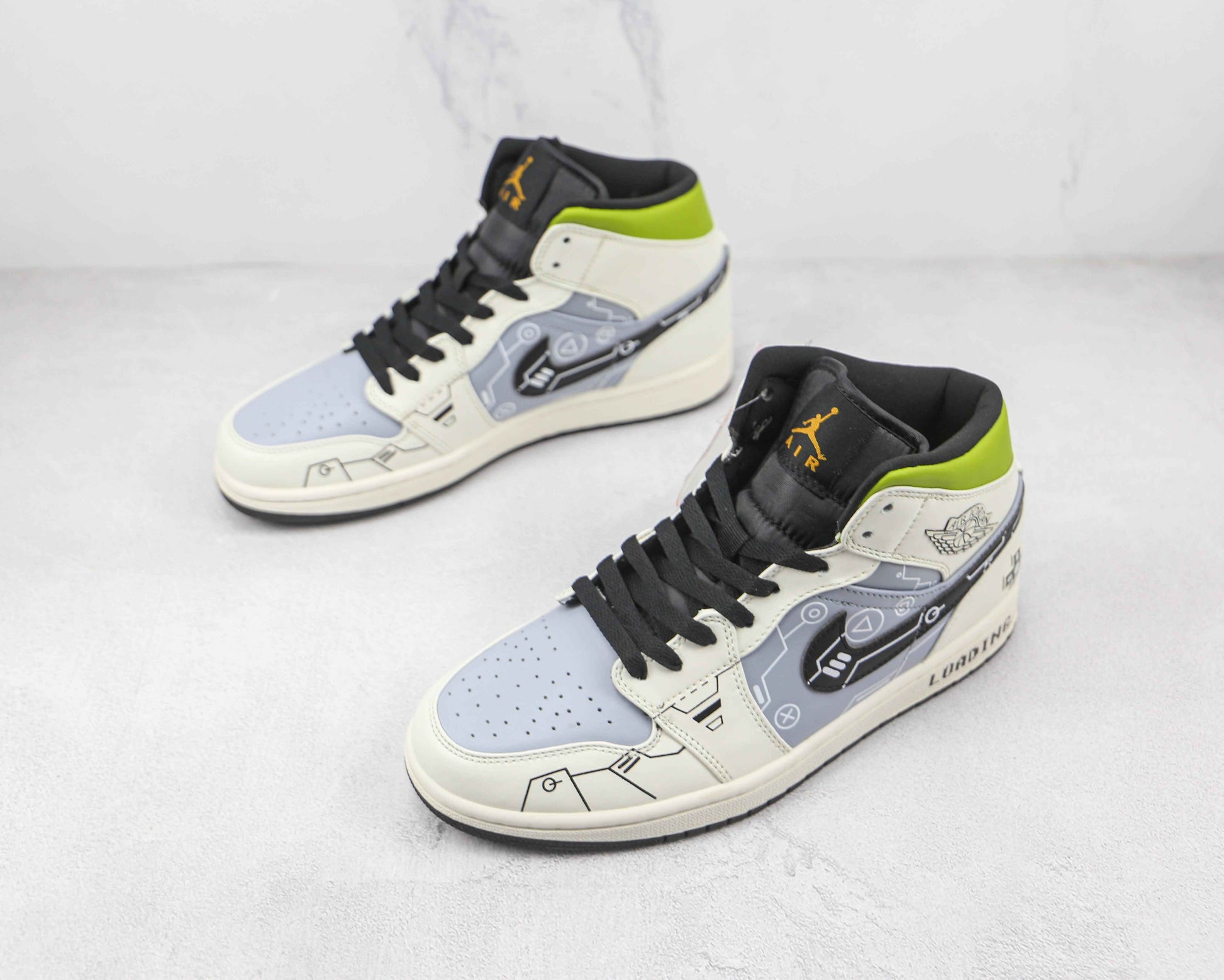 Custom Air Jordan 1 Mid 554725 170