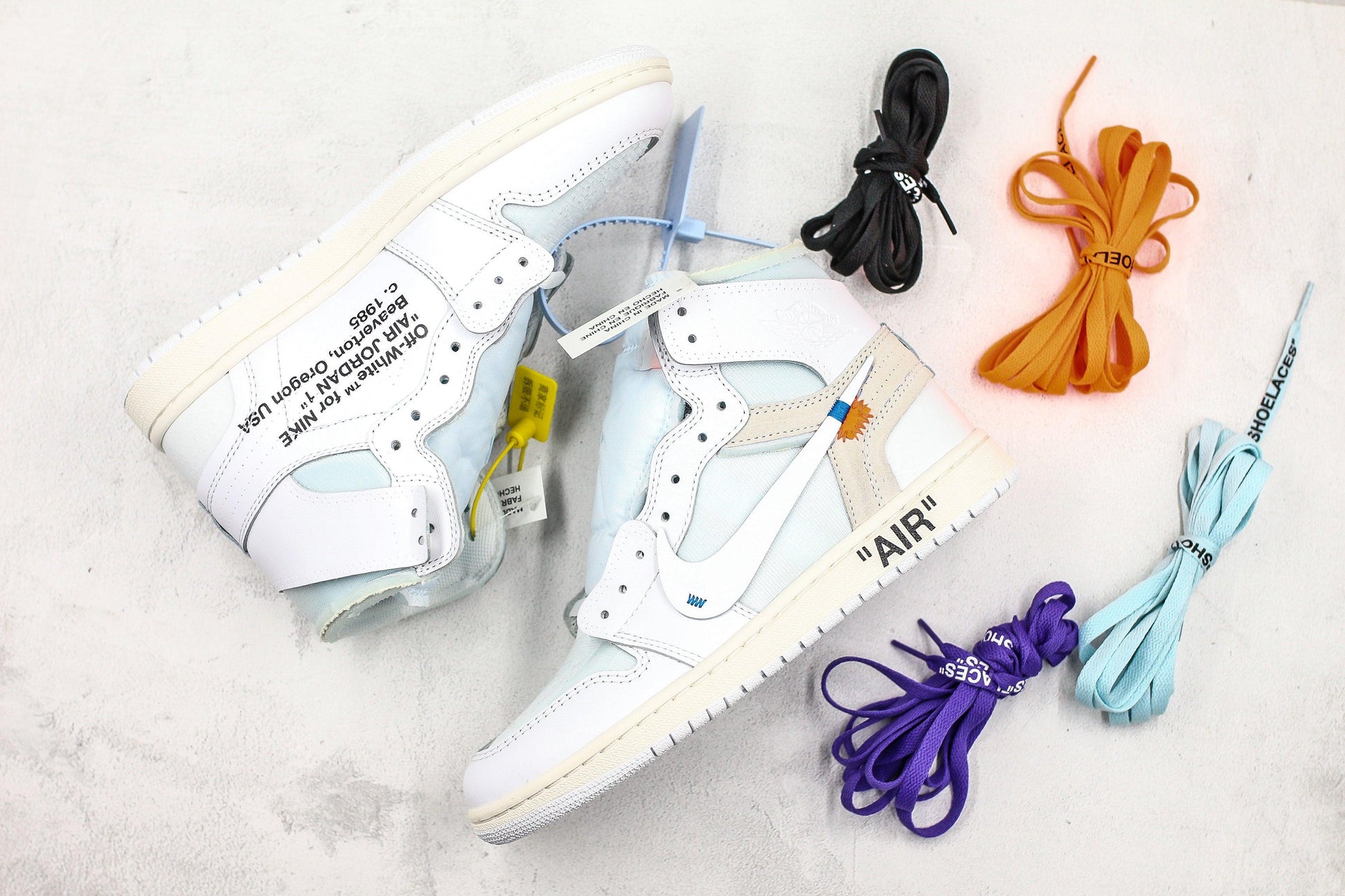 Custom Air Jordan 1 OFF-W High Q - Sneakernational