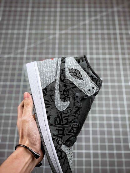 Custom Air Jordan 1 OG "Rebellionaire" Black Ash Rebellion