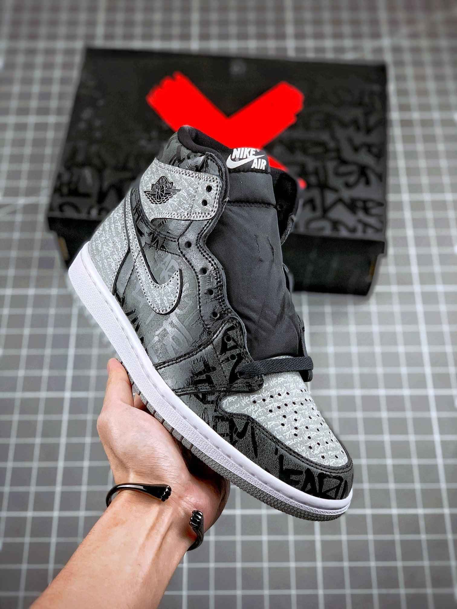 Custom Air Jordan 1 OG "Rebellionaire" Black Ash Rebellion