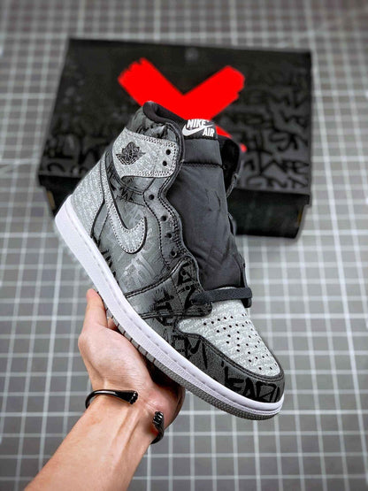 Custom Air Jordan 1 OG "Rebellionaire" Black Ash Rebellion