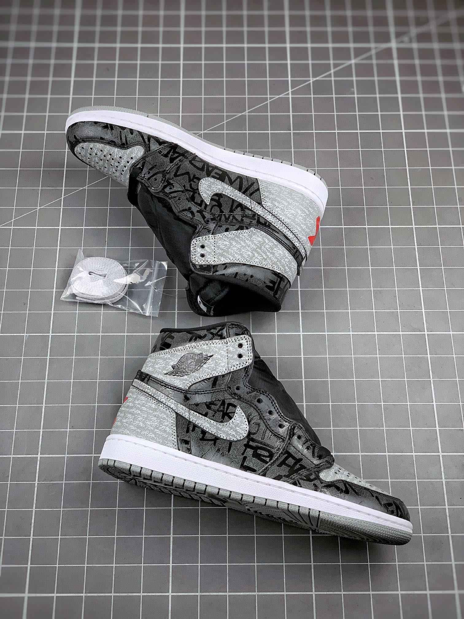 Custom Air Jordan 1 OG "Rebellionaire" Black Ash Rebellion