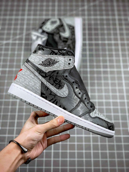 Custom Air Jordan 1 OG "Rebellionaire" Black Ash Rebellion