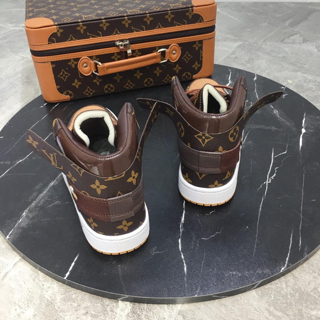 Custom Air Jordan 1 x LV Logo - Sneakernational