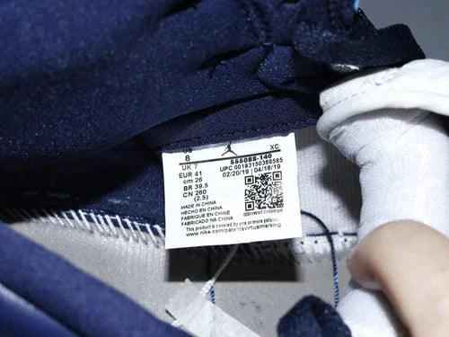 Custom Blue Black Jordan 1 High Q