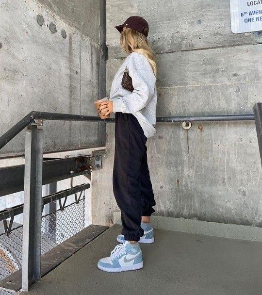 Custom Blue White Jordan 1 High Q - Sneakernational