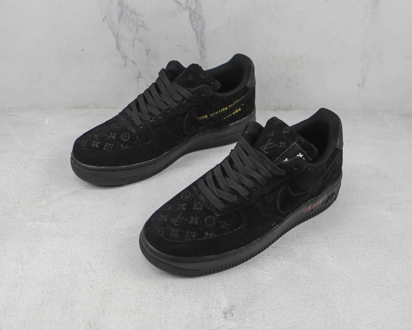 Custom LV x NK Air Force Monogram