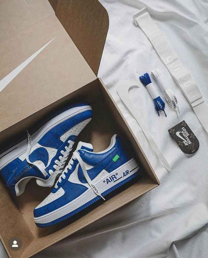 Custom LV x NK Air Force Monogram