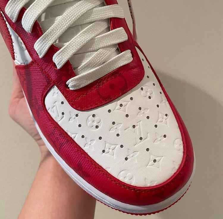 Custom LV x NK Air Force Monogram