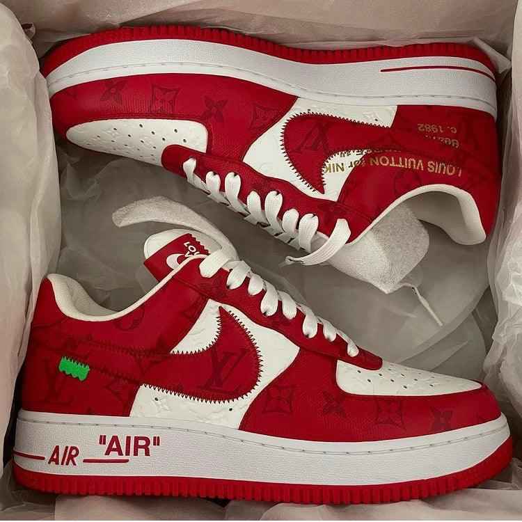 Custom LV x NK Air Force Monogram