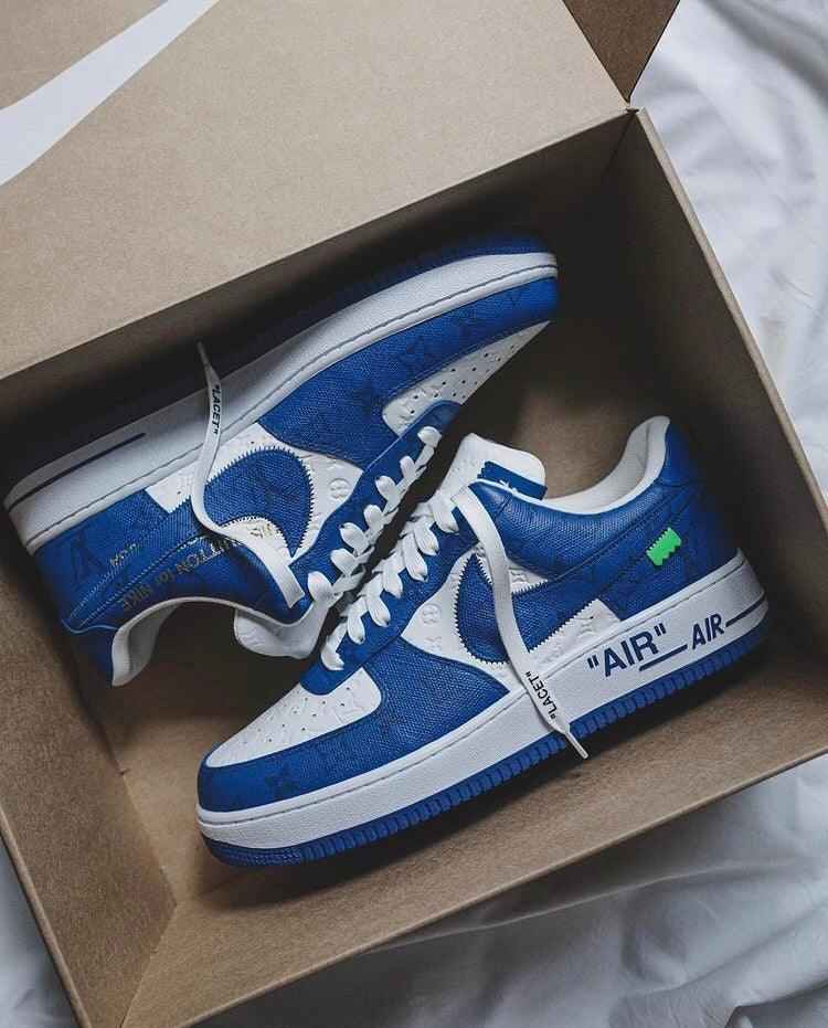 Custom LV x NK Air Force Monogram