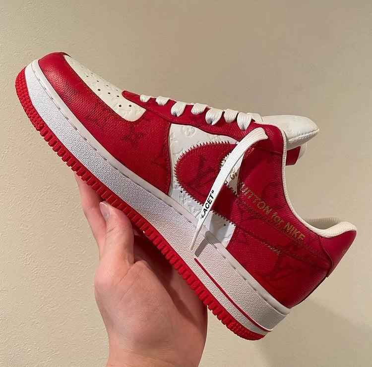 Custom LV x NK Air Force Monogram