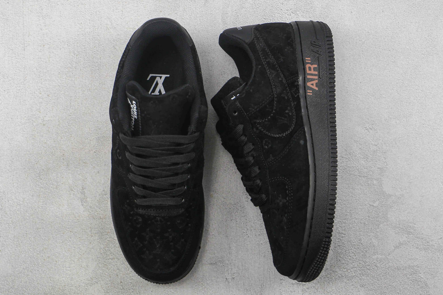 Custom LV x NK Air Force Monogram