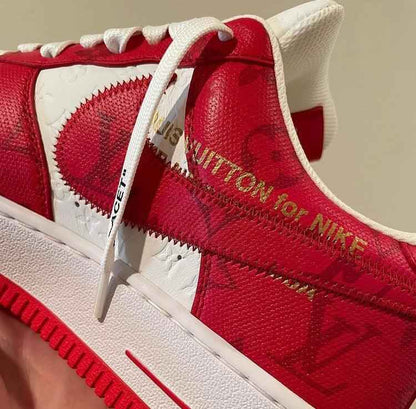 Custom LV x NK Air Force Monogram