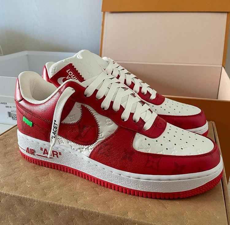 Custom LV x NK Air Force Monogram