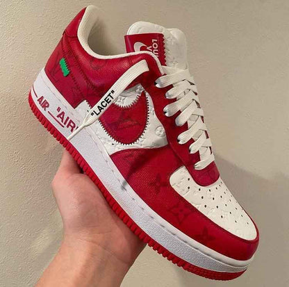 Custom LV x NK Air Force Monogram