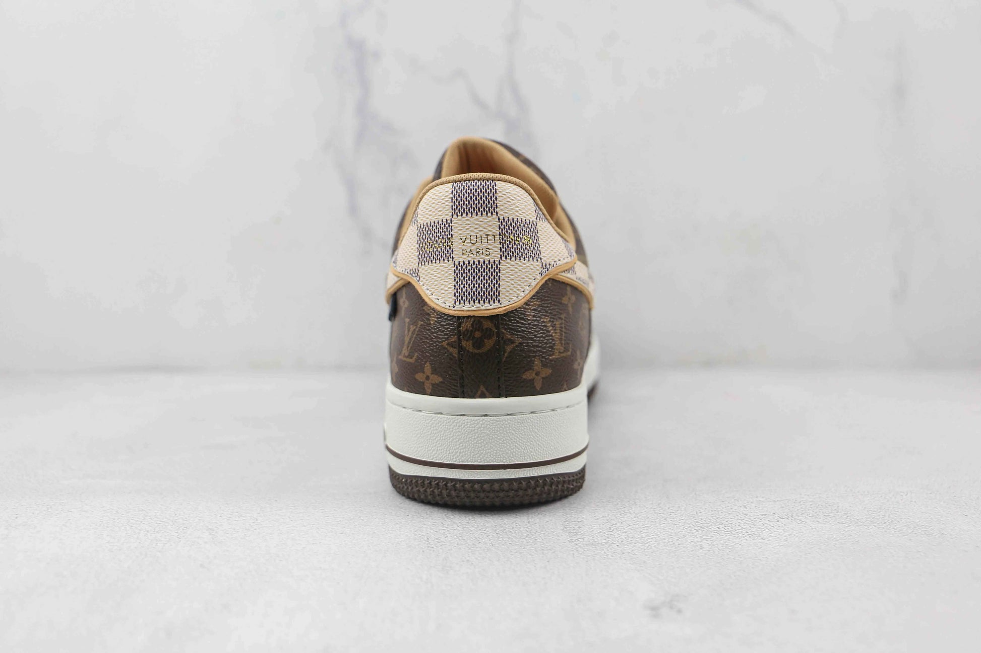 Custom LV x NK Air Force Monogram