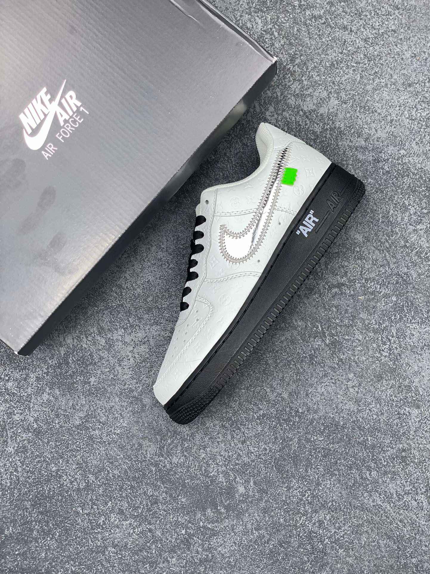 Custom LV x Off-wht x NK Air Force 1 1A9V9A