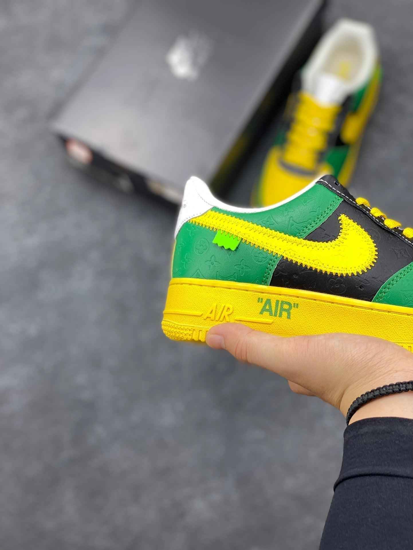 Custom LV x Off-wht x NK Air Force 1 1A9V9C