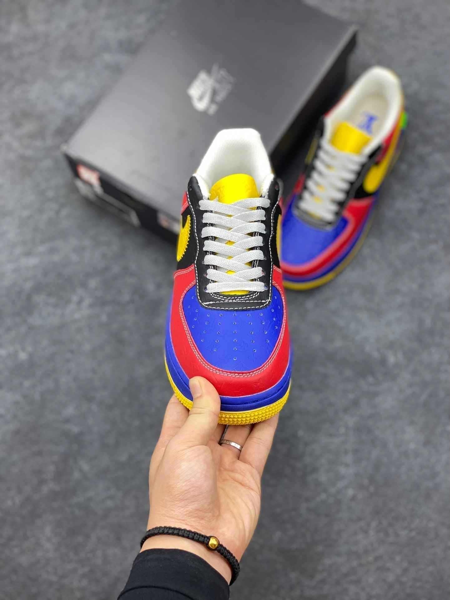 Custom LV x Off-wht x NK Air Force 1 1A9V9D