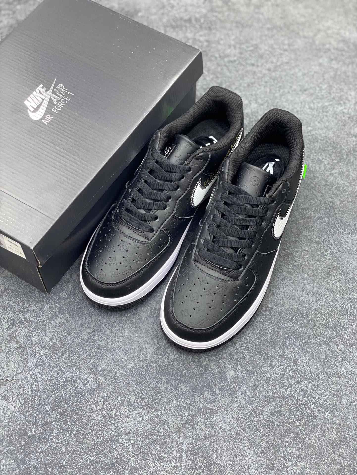 Custom LV x Off-wht x NK Air Force 1 1A9V9F
