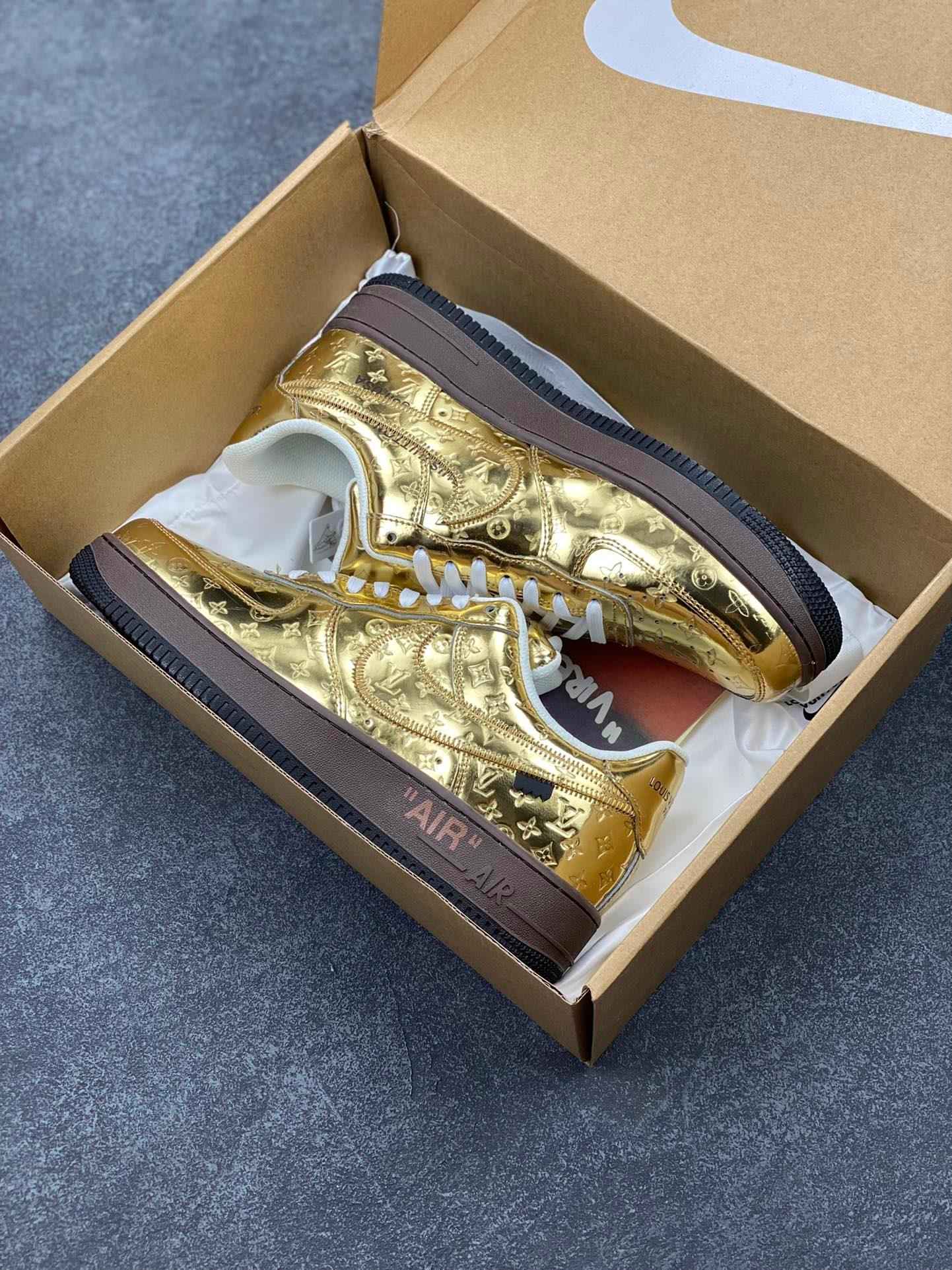 Custom LV x Off-wht x NK Air Force 1 1A9VG0