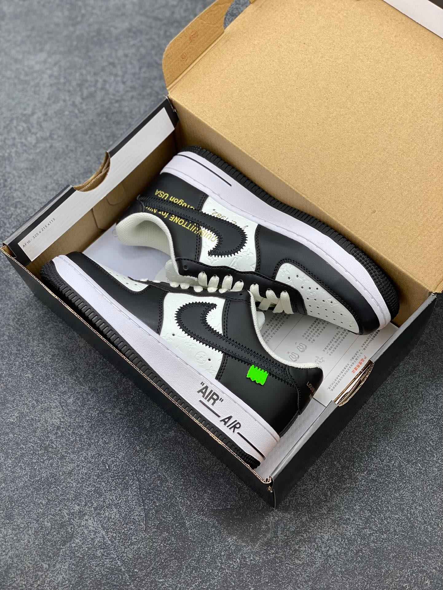 Custom LV x Off-wht x NK Air Force 1