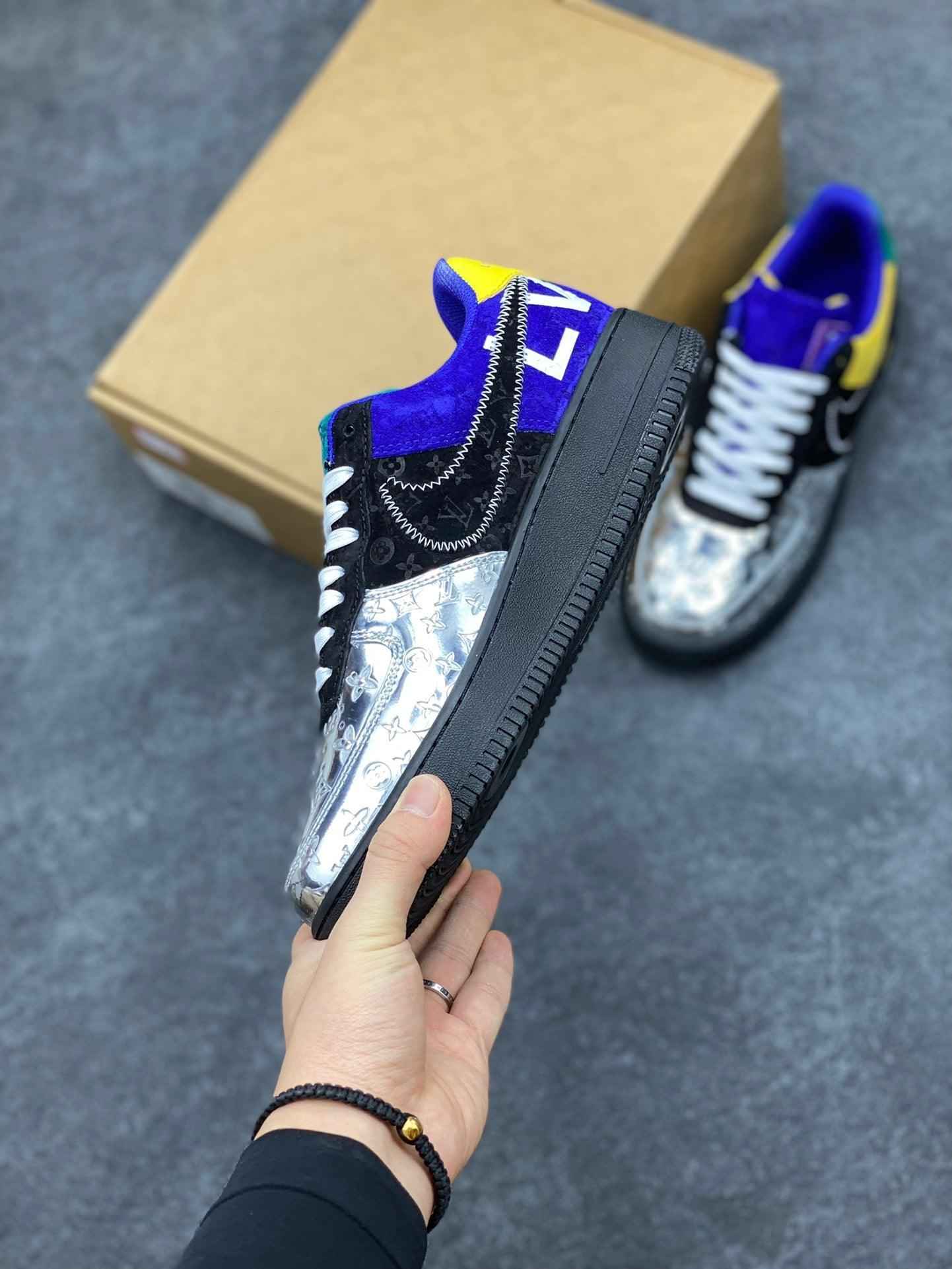 Custom Lv x Nk Air Force 1 Low