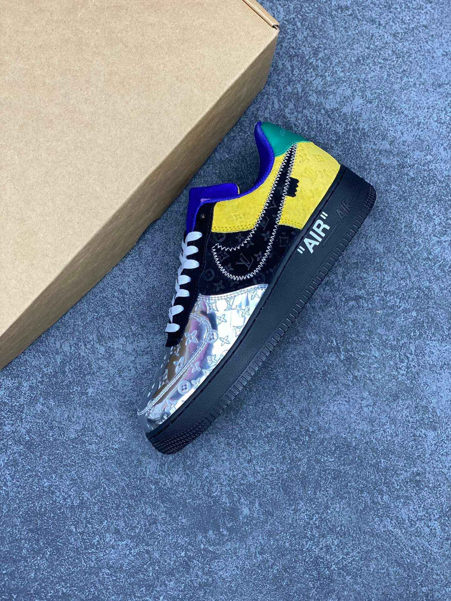 Custom Lv x Nk Air Force 1 Low