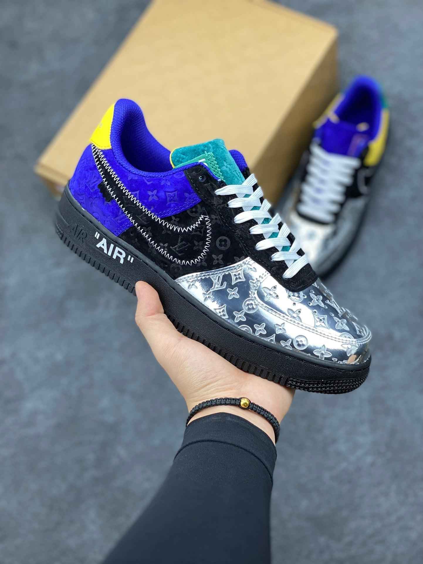 Custom Lv x Nk Air Force 1 Low