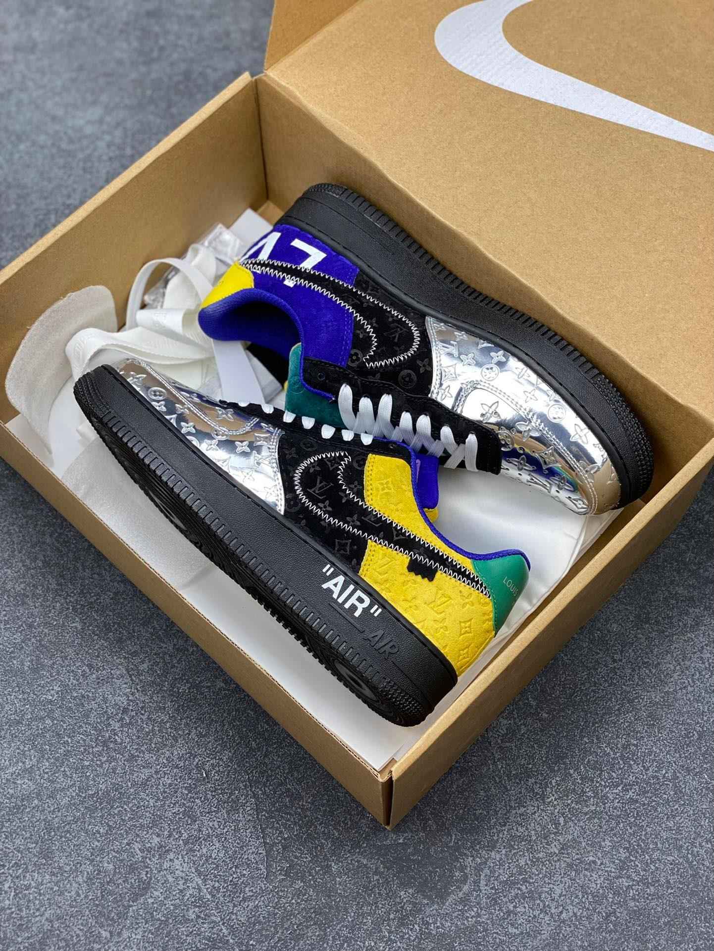 Custom Lv x Nk Air Force 1 Low