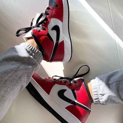 Custom RED Black White Jordan 1 CHICAGO High Q